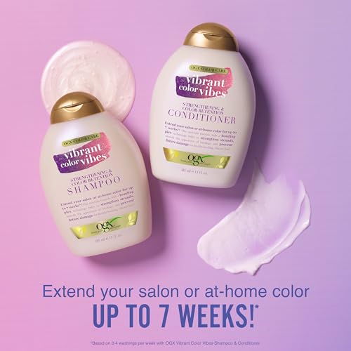 OGX Vibrant Color Vibes Conditioner for Color-Treated Hair, 13 fl oz